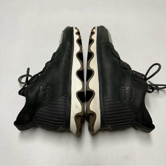 Columbia Sorel Kinetic Caribou Winter Bootie Black 8 - Picture 6 of 9